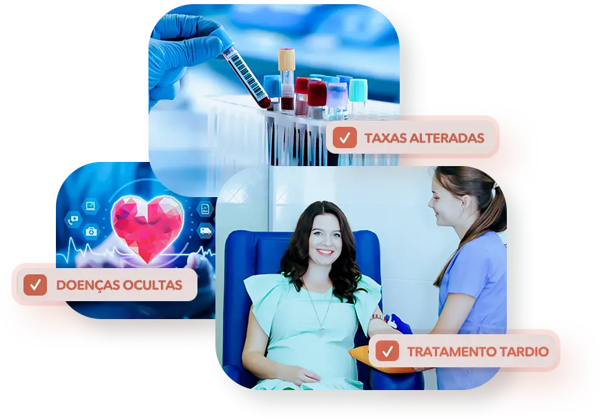 Exames De Sangue E Do Coração Centrais